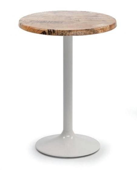 Mesa alta CRISS, base de 110 cms y tapa de 70 cms. Colores a elegir