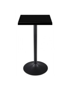 Mesa alta CRISS, base de 110 cms y tapa de 60x60 cms. Colores a elegir