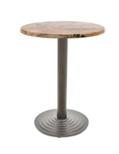 Mesa EBRO, negra, base de 72 cms y tapa de 60 cms. Color a elegir