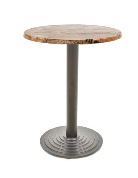 Mesa EBRO, negra, base de 72 cms y tapa de 60 cms. Color a elegir