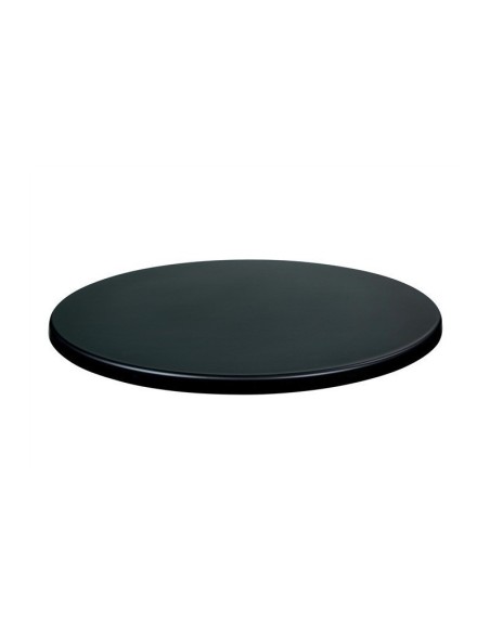 Mesa EBRO, negra, base de 72 cms y tapa de 60 cms. Color a elegir