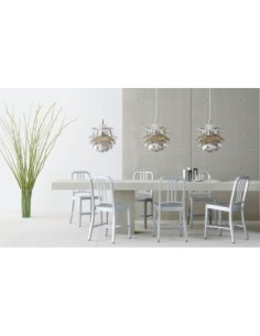 Lámpara ARTIC, aluminio, plata, 70 cms. de diámetro 2