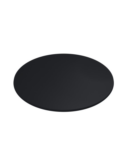 Mesa EBRO, negra, base de 72 cms y tapa de 70 cms. Color a elegir