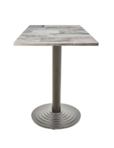 Mesa EBRO, negra, base de 72 cms y tapa de 80x80 cms. Color a elegir