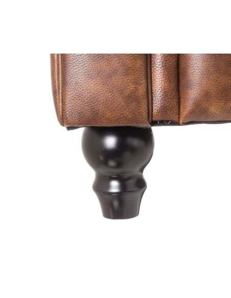 Sillón CHESTER, similpiel cuero viejo