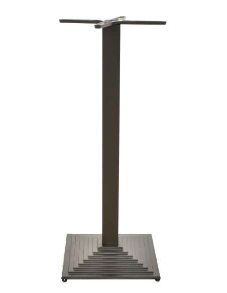Base de mesa ELBA, alta, negra, base de 44 x 44 cms, altura 110 cms