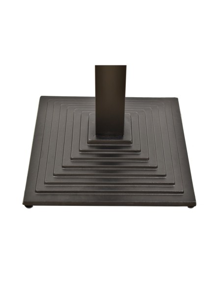 Base de mesa ELBA, alta, negra, base de 44 x 44 cms, altura 110 cms