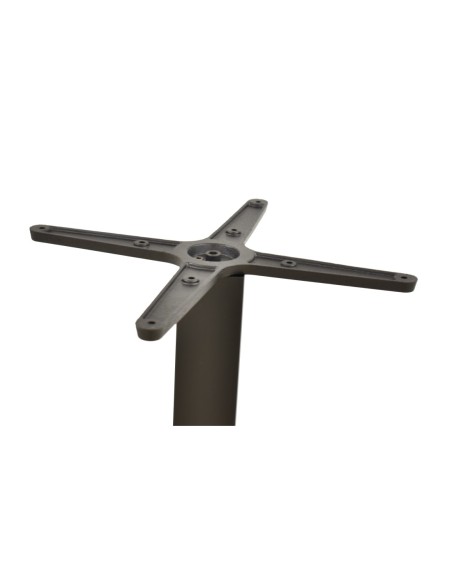 Base de mesa ELBA, alta, negra, base de 44 x 44 cms, altura 110 cms