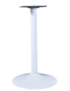 Base de mesa CRISS, blanca, base de 45 cms de diámetro, altura 73 cms