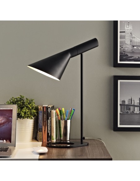 Lámpara JACOB, de mesa, negra