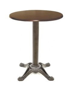 Mesa RODANO, negra, base de 75 cms y tapa de 70 cms. Color a elegir