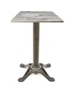 Mesa RODANO, negra, base de 75 cms y tapa de 70x70 cms. Color a elegir