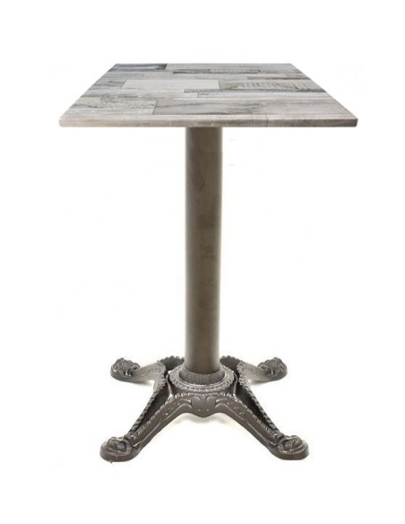 Mesa RODANO, negra, base de 75 cms y tapa de 70x70 cms. Color a elegir