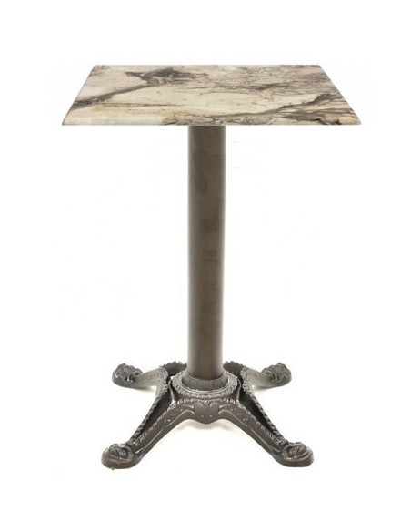 Mesa RODANO, negra, base de 75 cms y tapa de 70x70 cms. Color a elegir