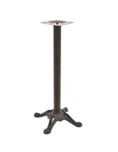 Mesa alta RODANO, negra, base 110 cms y tapa de 60x60 cms. Color a elegir 2