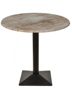Mesa SOHO, negra, base de 72 cms y tapa de 60 cms. Color a elegir