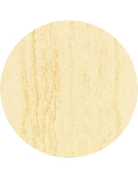 Tablero de mesa Werzalit Alemania, TRAVERTINO 034, 60 cms de diámetro*.