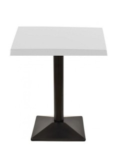 Mesa SOHO, negra, base de 72 cms y tapa de 70x70 cms. Color a elegir 2