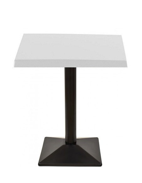 Mesa SOHO, negra, base de 72 cms y tapa de 70x70 cms. Color a elegir