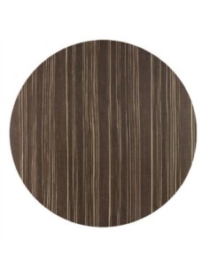 Tablero de mesa Werzalit Alemania, SAFARI BROWN 76, 70 cms de diámetro*.