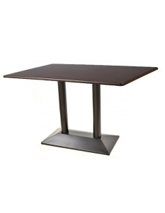 Mesa SOHO, negra, base rectangular y tapa de 110 x 70 cms. Color a elegir 2