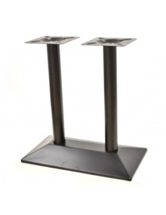 Mesa SOHO, negra, base rectangular y tapa de 120x80 cms. Color a elegir