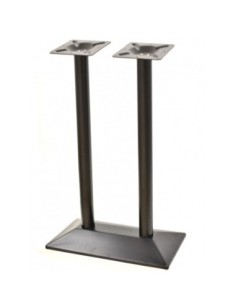 Mesa SOHO, alta, negra, base rectangular y tapa de 110x70 cms. Color a elegir 2