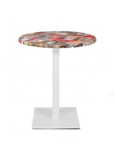 Mesa BEVERLY, base de 72 cms y tapa de 60 cms. Color a elegir 2