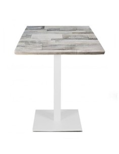 Mesa BEVERLY, negra, base de 72 cms y tapa de 80x80 cms. Color a elegir