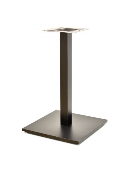 Mesa BEVERLY, negra, base de 72 cms y tapa de 80x80 cms. Color a elegir