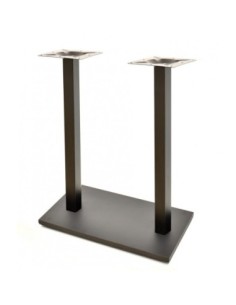 Mesa BEVERLY, alta, negra, base rectangular de 115 cms y tapa de 110x70 cms. Color a elegir 2