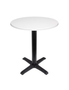 Mesa CARIBE, negra, base de 72 cms y tapa de 60 cms. Color a elegir 2