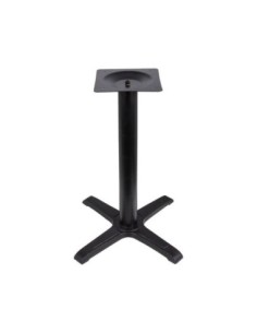 Mesa CARIBE, negra, base de 72 cms y tapa de 60 x 60 cms. Color a elegir 2