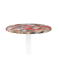 Tablero de mesa Werzalit Alemania, BABYLON 213, 60 cms de diámetro*.