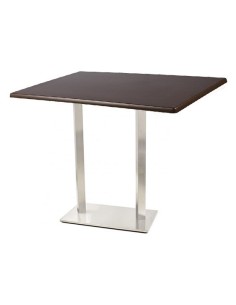 Mesa IPANEMA, alta, acero inoxidable, tapa 120 x 80 cms. Color a elegir