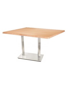 Mesa IPANEMA, acero inoxidable, tapa 110 x 70 cms. Color a elegir