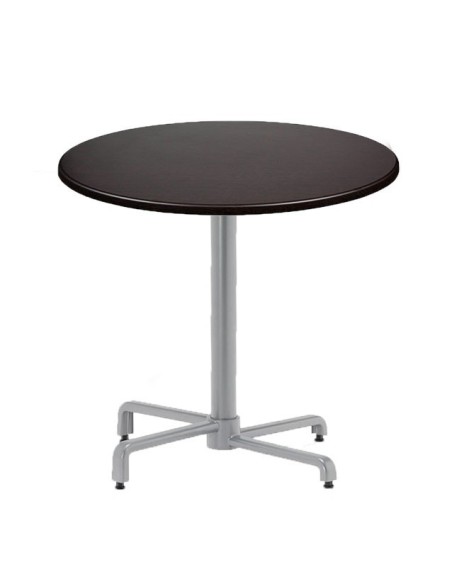 Mesa BAHIA, abatible, plata, base de 72 cms y tapa 70 cms. Color a elegir