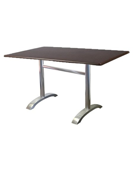 Mesa MILAN, aluminio, tapa 110 x 70 cms. Color a elegir