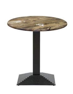 Mesa ELBA, negra, base de 72 cms y tapa de 70 cms. Color a elegir 2
