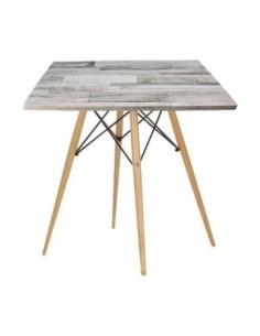 Mesa STAR, madera, base de 71 cms y tapa de 60 x 60 cms. Color a elegir
