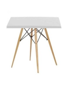 Mesa STAR, madera, base de 71 cms y tapa de 70 x 70 cms. Color a elegir