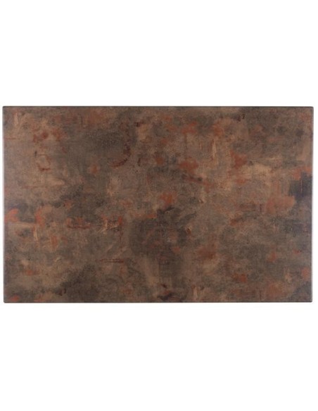 Tablero de mesa Werzalit-Sm, MARRÓN ÓXIDO 223, 110 x 70 cms