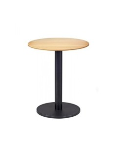 Mesa BOHEME, negra, base de 72 cms y tapa de 70 cms. Color a elegir