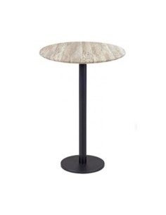 Mesa BOHEME, alta, negra, base de 110 cms y tapa de 60 cms. Color a elegir