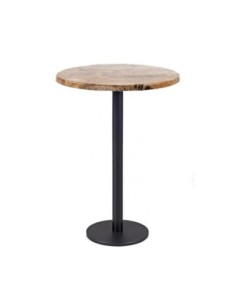 Mesa BOHEME, alta, negra, base de 110 cms y tapa de 70 cms. Color a elegir