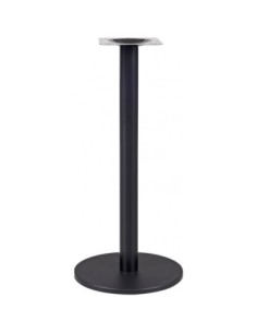 Mesa BOHEME, alta, negra, base de 110 cms y tapa de 60 x 60 cms. Color a elegir 2