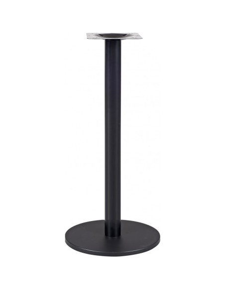 Mesa BOHEME, alta, negra, base de 110 cms y tapa de 60 x 60 cms. Color a elegir