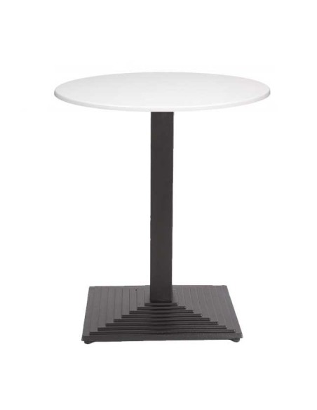 Mesa TIBER, negra, base de 72 cms y tapa de 80 cms. Color a elegir