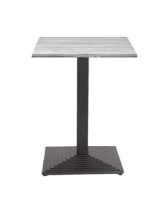 Mesa TIBER, negra, base de 72 cms y tapa de 80 x 80 cms. Color a elegir