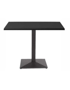 Mesa TIBER, negra, base de 72 cms y tapa de 110 x 70 cms. Color a elegir